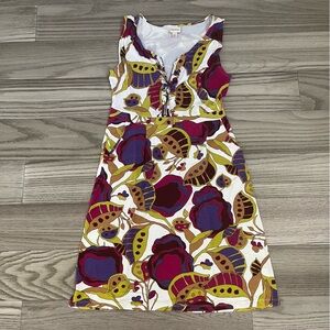 Merona Floral Zip Top A-Line Dress Size XS